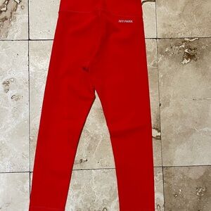 IVY PARK Red Leggings Vibrant Athletic Wear